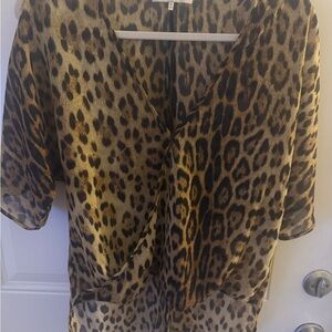 Leopard Print Women's Top
